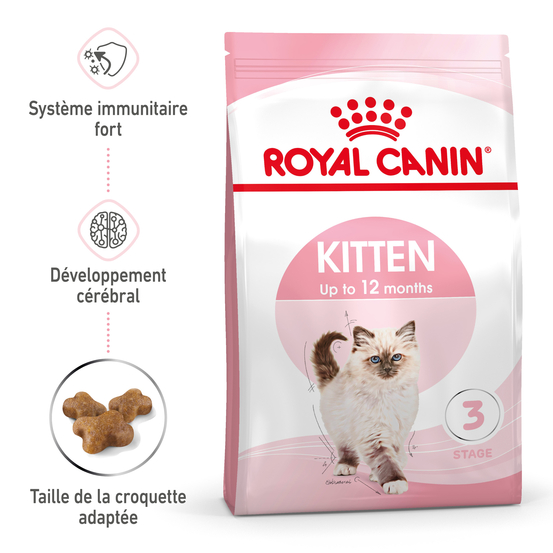 Croquettes Kitten Second Age pour chaton de 4 à 12 mois 4kg
