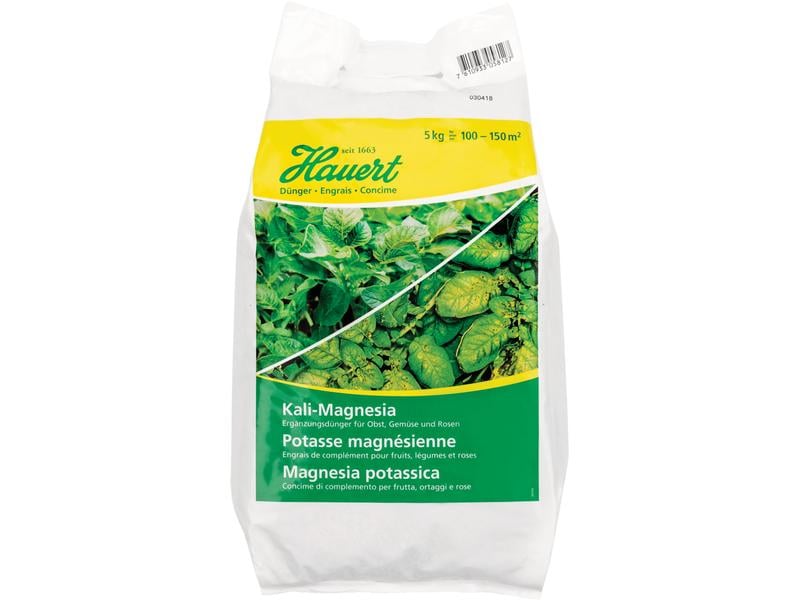 Hauert Ergänzungsdünger Kali-Magnesia 5 kg Ergänzungsdünger für Gemüse, Obstbäume, Reben und Rosen