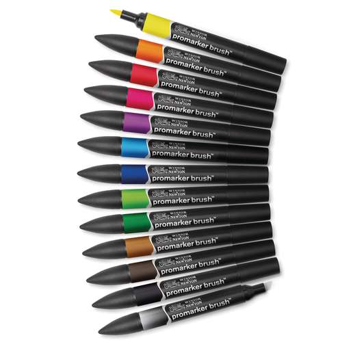 WINSOR & NEWTON™ promarker brush™ 12er Sets