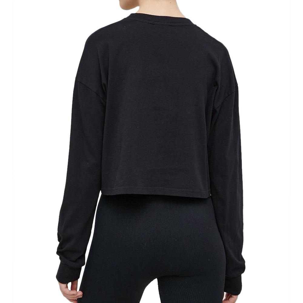 Superdry T-shirt Manches Longues Noir/Doré Femme Superdry Mountain