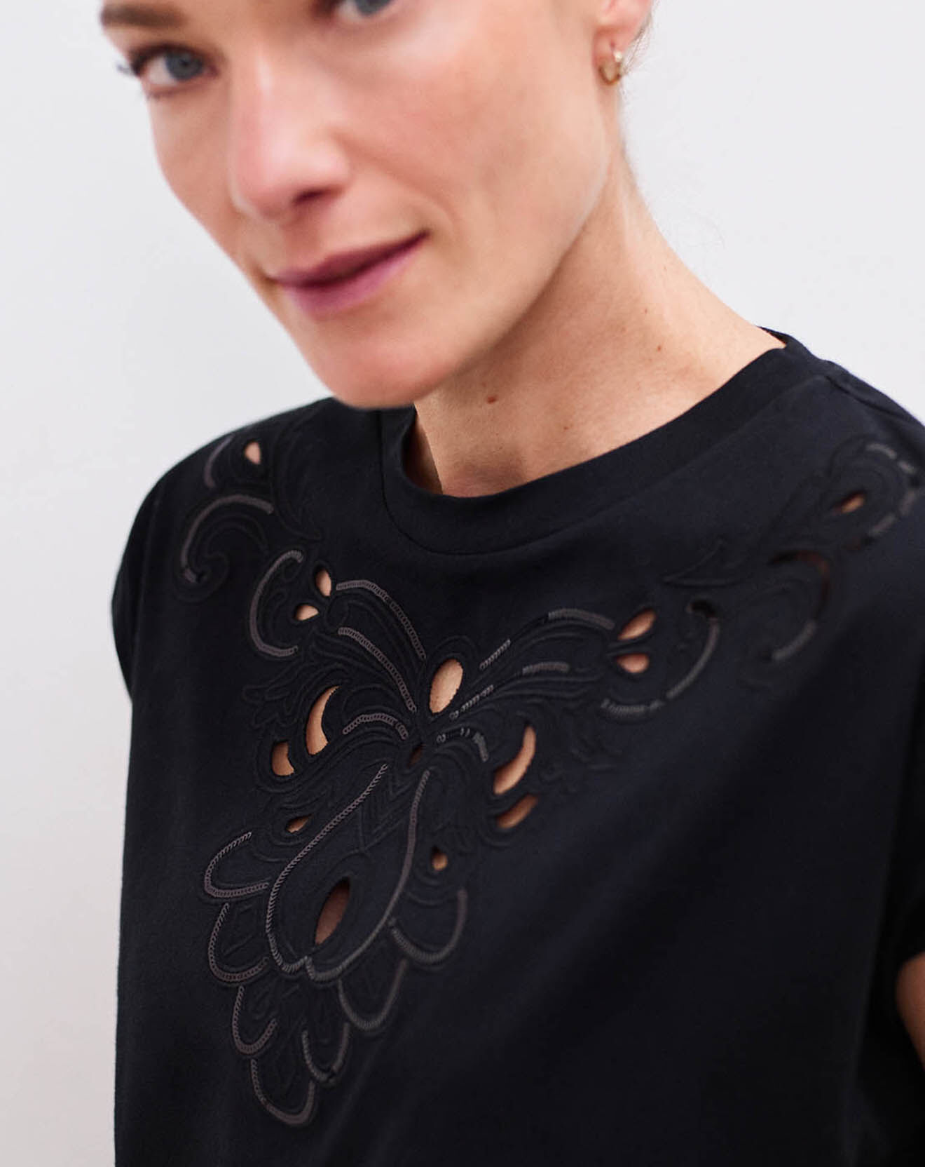 Caroll T-Shirt Coralie noir