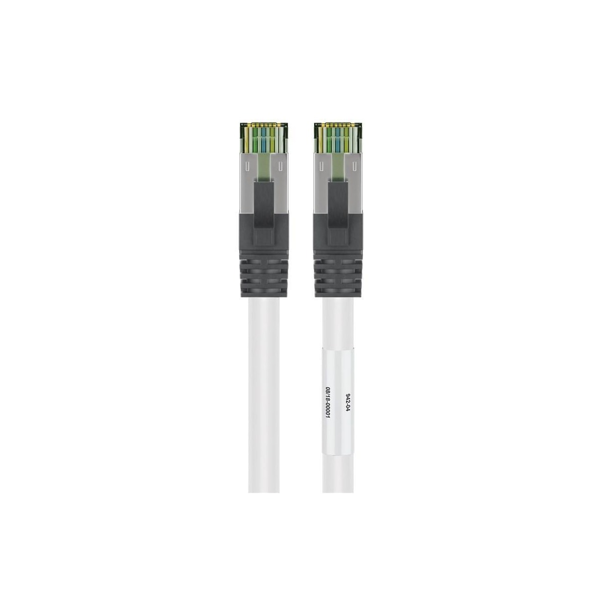Goobay RJ45 (CAT 6A, 500 MHz) patchkabel med CAT 8.1 S / FTP råkabel, 15292