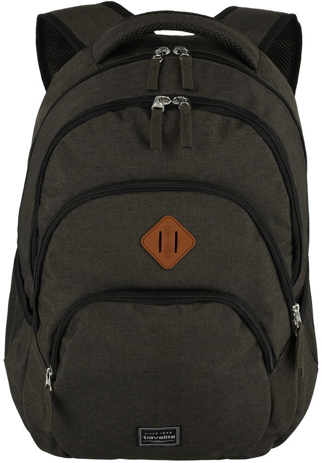 travelite Laptoprucksack »BASICS Melange« Freizeitrucksack Arbeitsrucksack Schulrucksack Reiserucksack