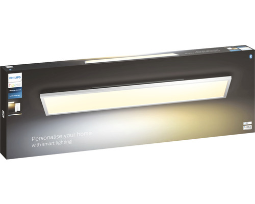 Philips Hue Paneel White Ambiance 39W 3550 lm 30x120 cm wit + dimmer - Compatibel met SMART HOME van Hornbach