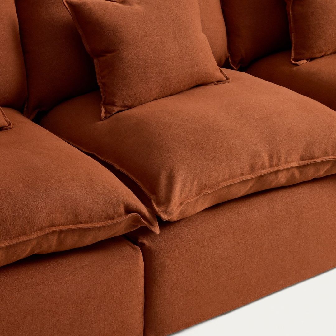 Kave Home Anarela Terracotta Elementenbank