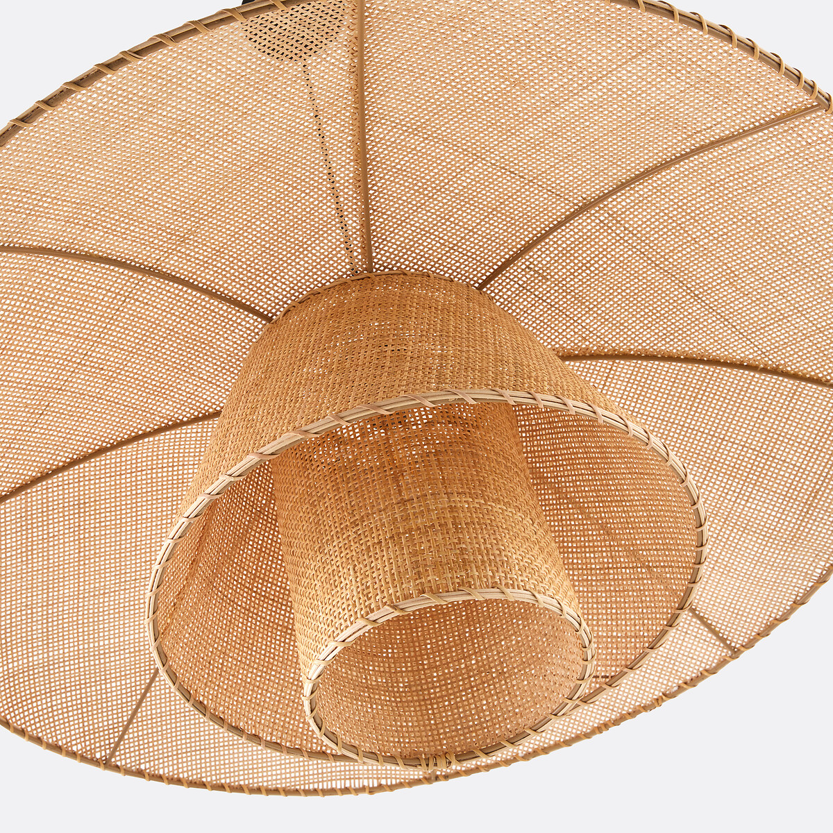 LA REDOUTE INTERIEURS<br>Luminária pendente de rattan Ø80 cm, Lola