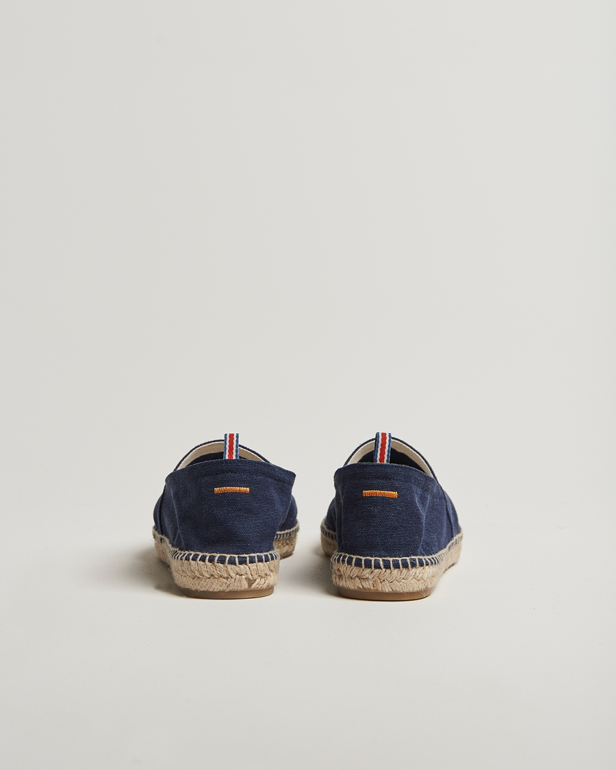Castañer Pablo Washed Canvas Espadrilles Azul Marino