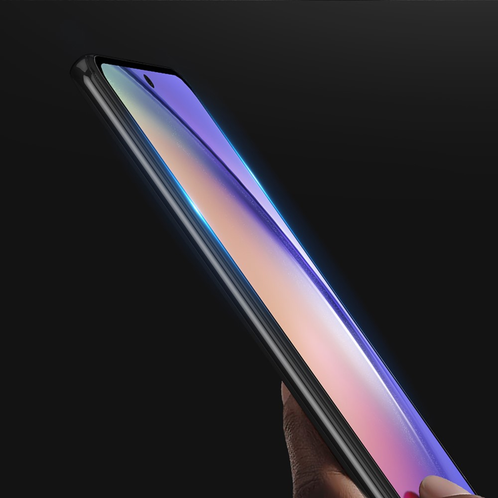 Samsung Galaxy A55 Full-Screen Vollbild Panzer Glas Display mit Rahmen - Schwarz