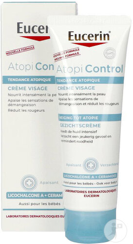 Eucerin AtopiControl Crème Visage Calmante Tube 50ml