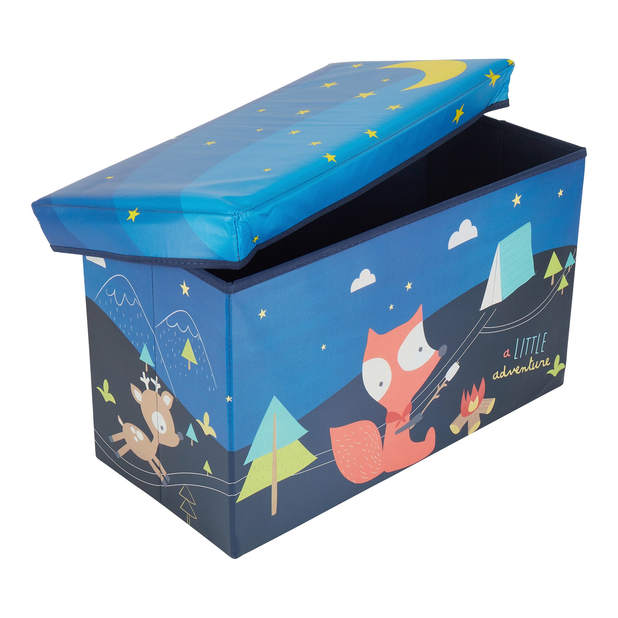 Bieco Aufbewahrungs- und Sitzbox blau / Pfadfinder