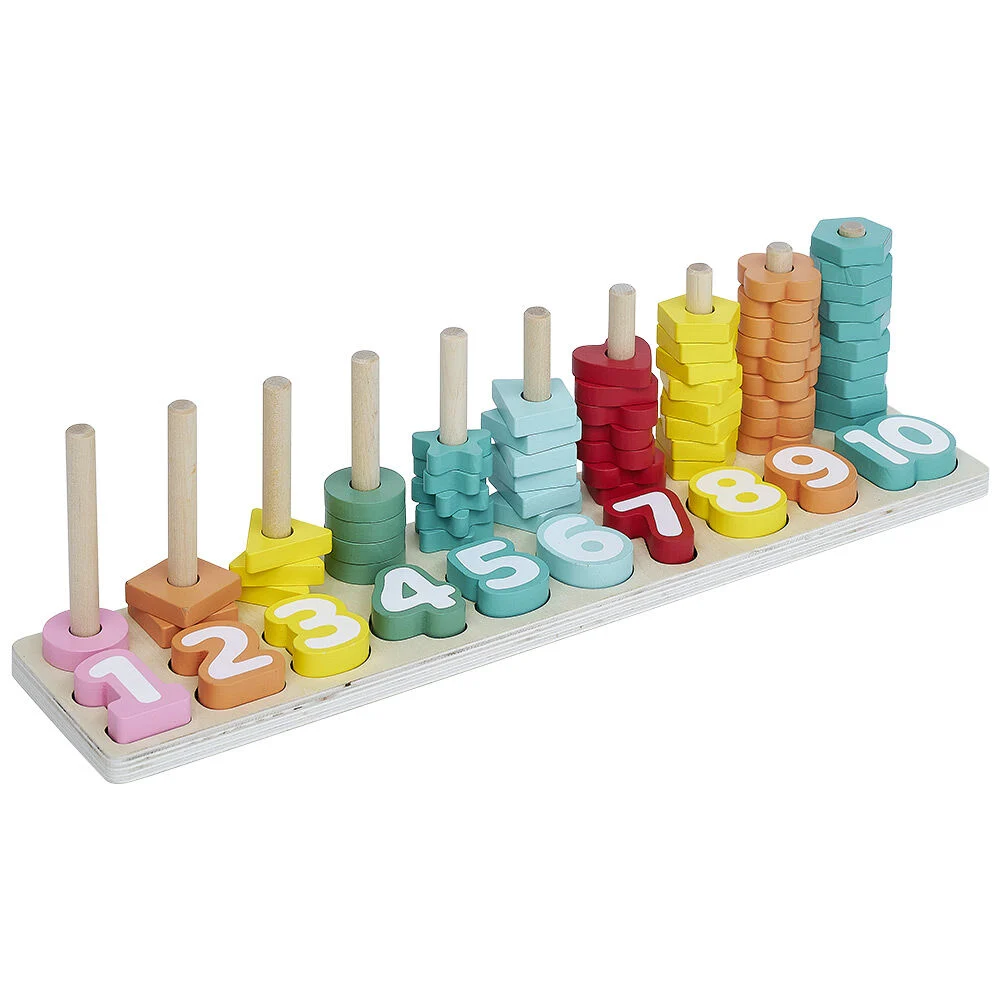Jeu de calcul type Montessori en bois certifié FSC®
