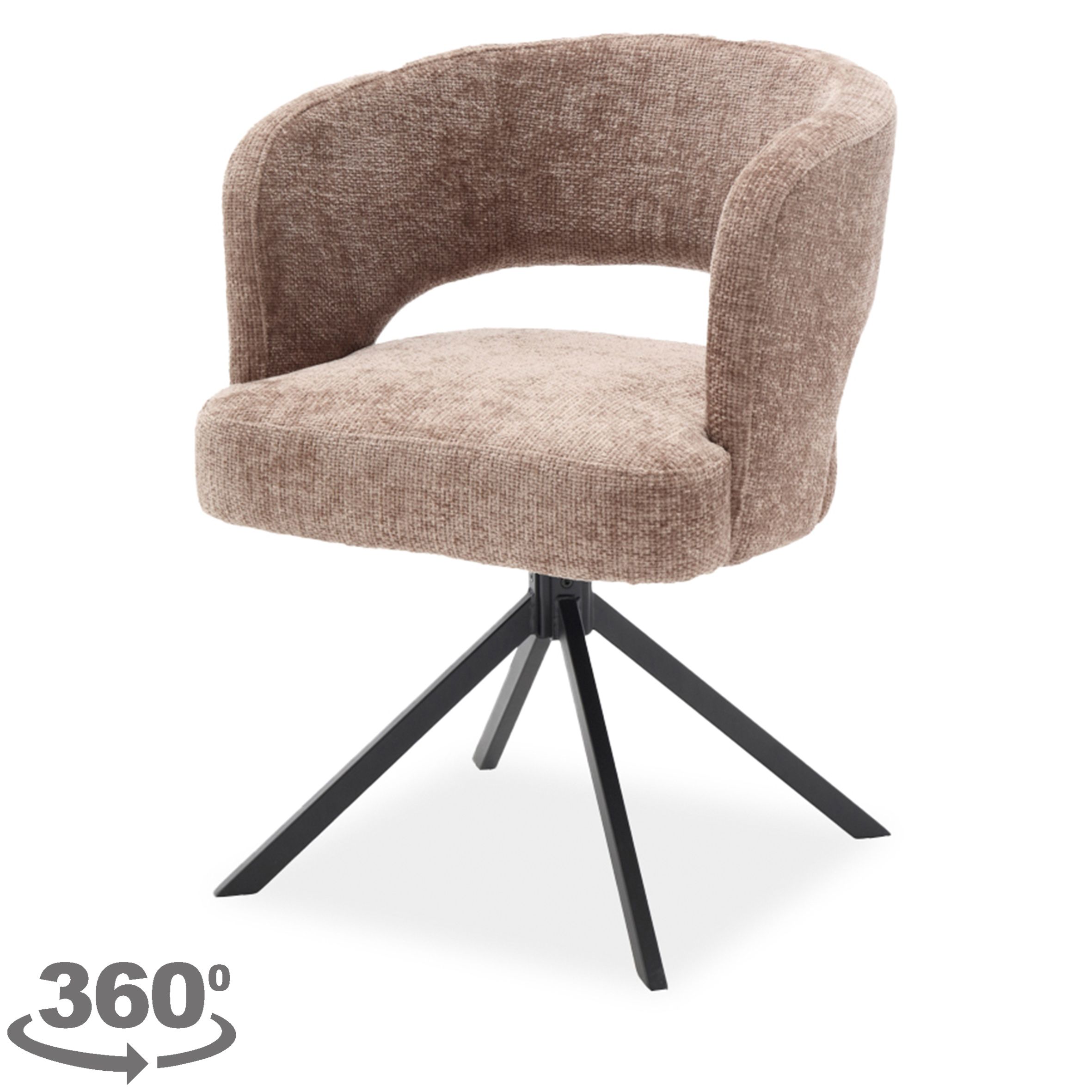 Eetkamerstoel Cappuccino Mura B60 x D62 x H81 cm