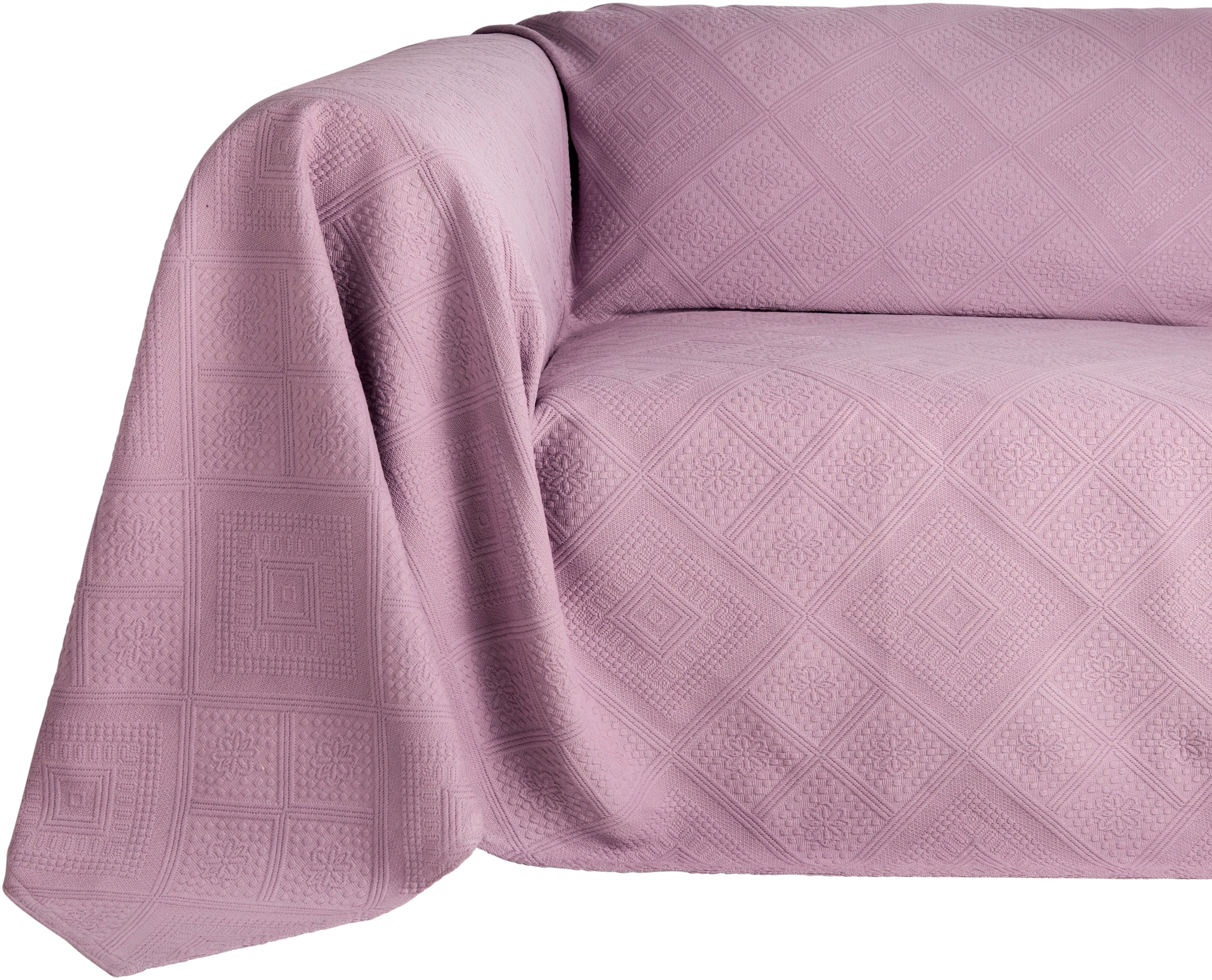 Pereira da Cunha Sofaüberwurf in mauve