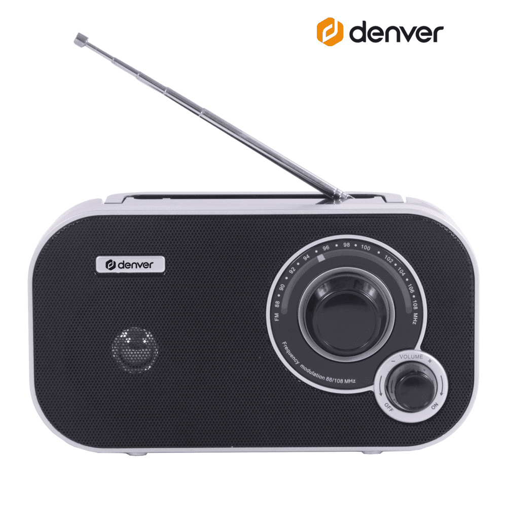 Denver TR51 FM radio noodradio - Black