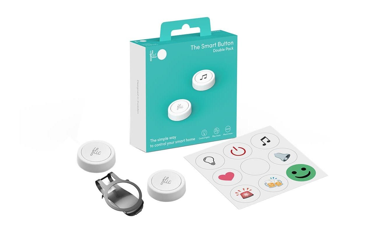 Smart Button Flic 2Bluetooth Wandsender und Drückknopf