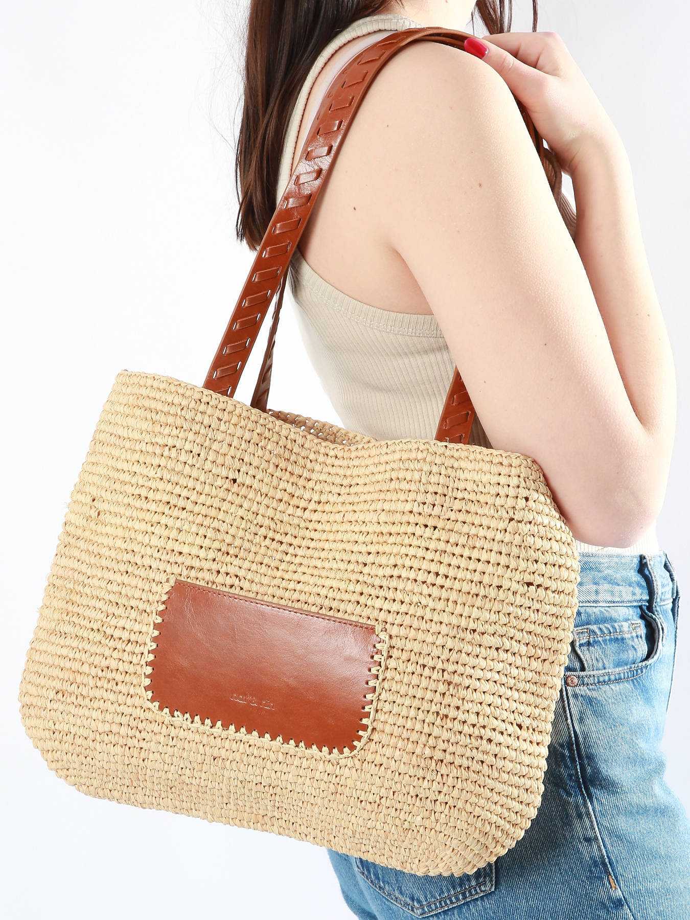 Sac Le Flaneur raphia NAT ET NIN