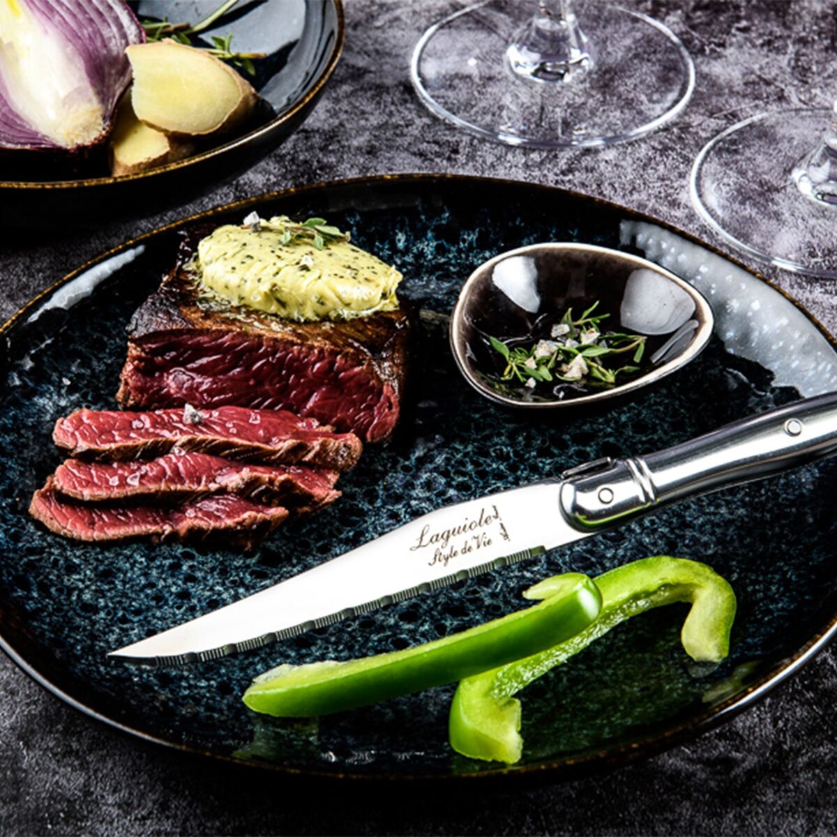 Premium Line grillkniver 6 stk, rustfritt stål