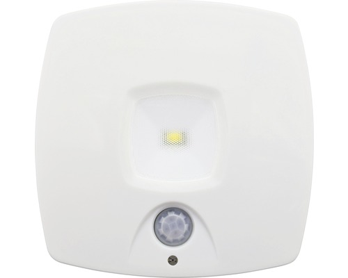 LED-sensornachtlampje, op batterijen, wit, 90x90 mm