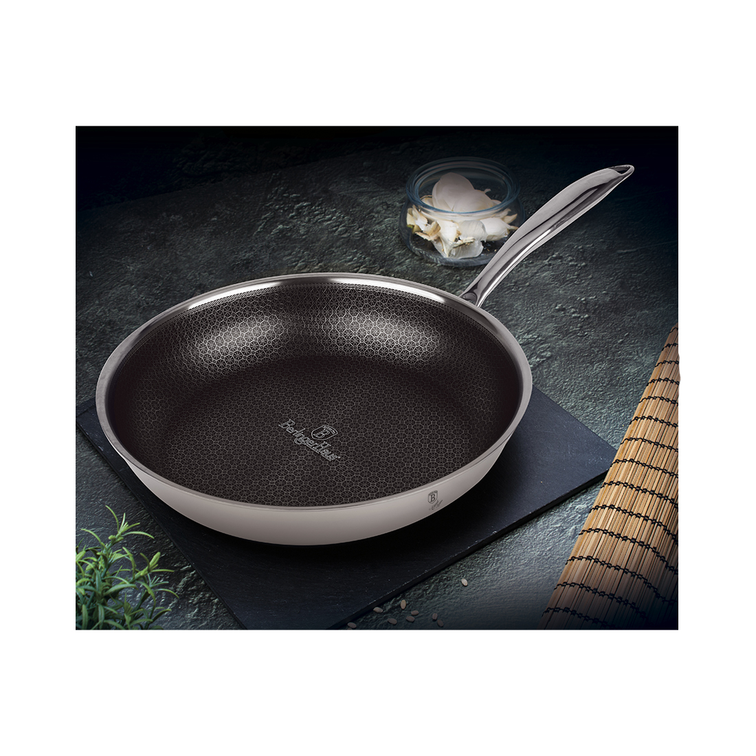 Berlinger Haus Chromstahl Bratpfanne Ø 28cm, mit Eterna Beschichtung
