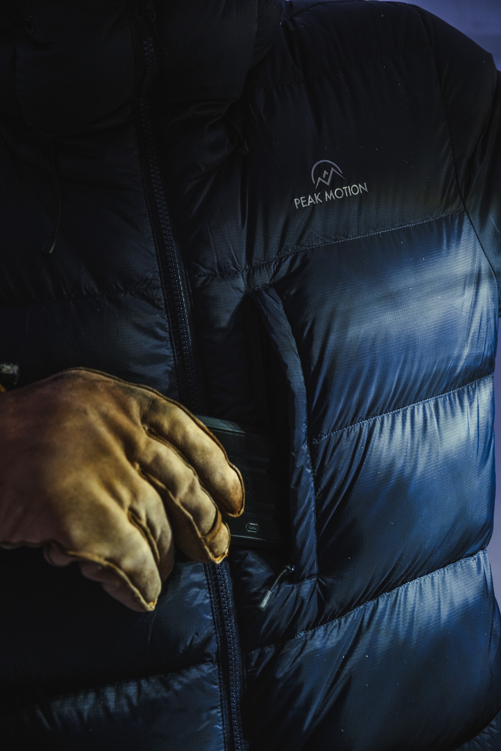 Peak Motion Pasvik Down Jacket, Herre<br>Meget varm!