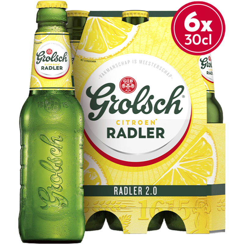 Grolsch Radler citroen 2.0 6-pack
