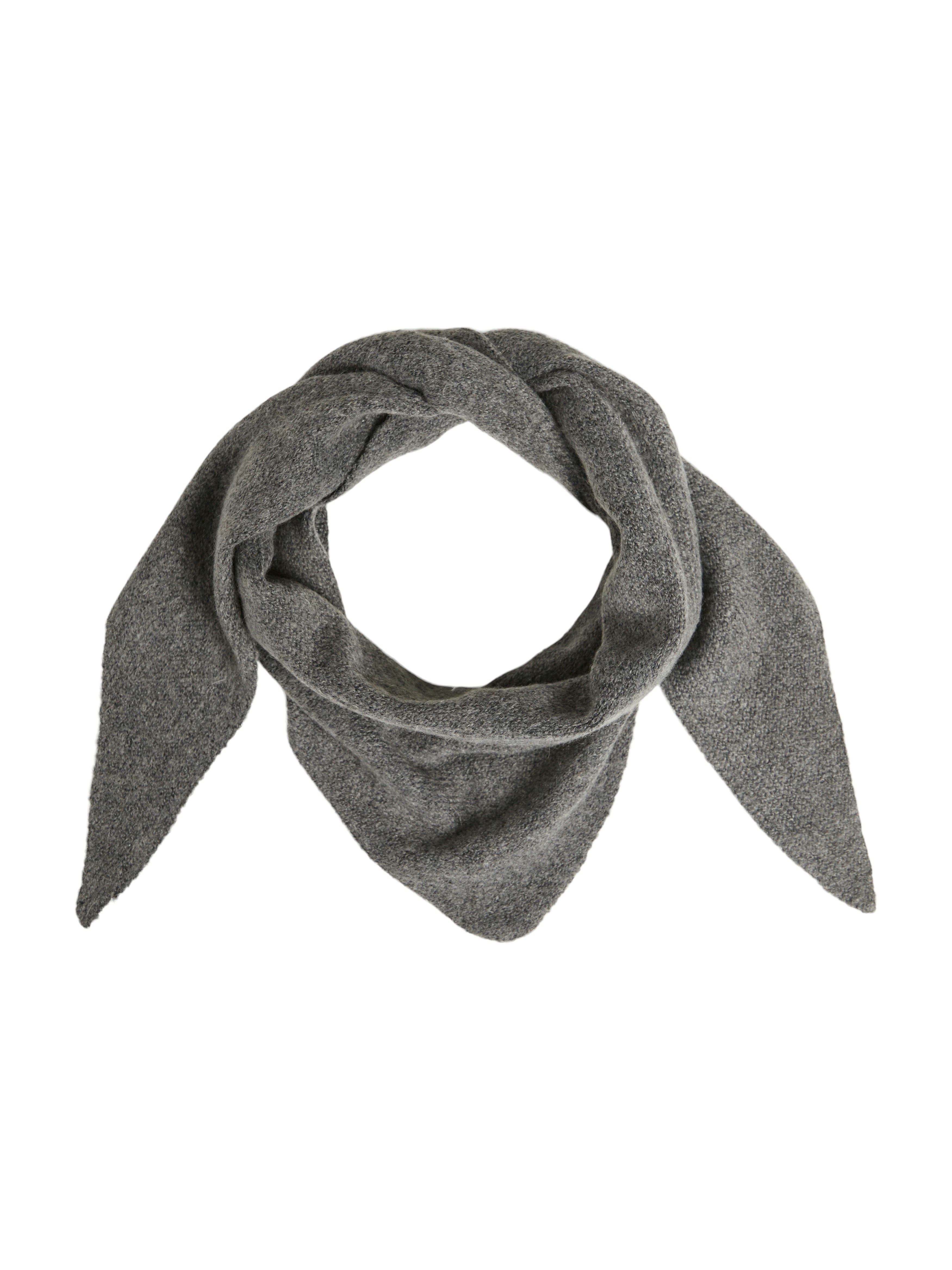 Vila  Vilola Small tørklæde - Medium Grey Melange