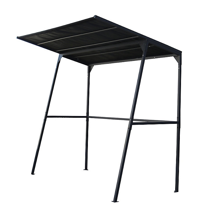 Tonnelle pour barbecue acier et toit polyester Solys 1,80 x 1,30 m