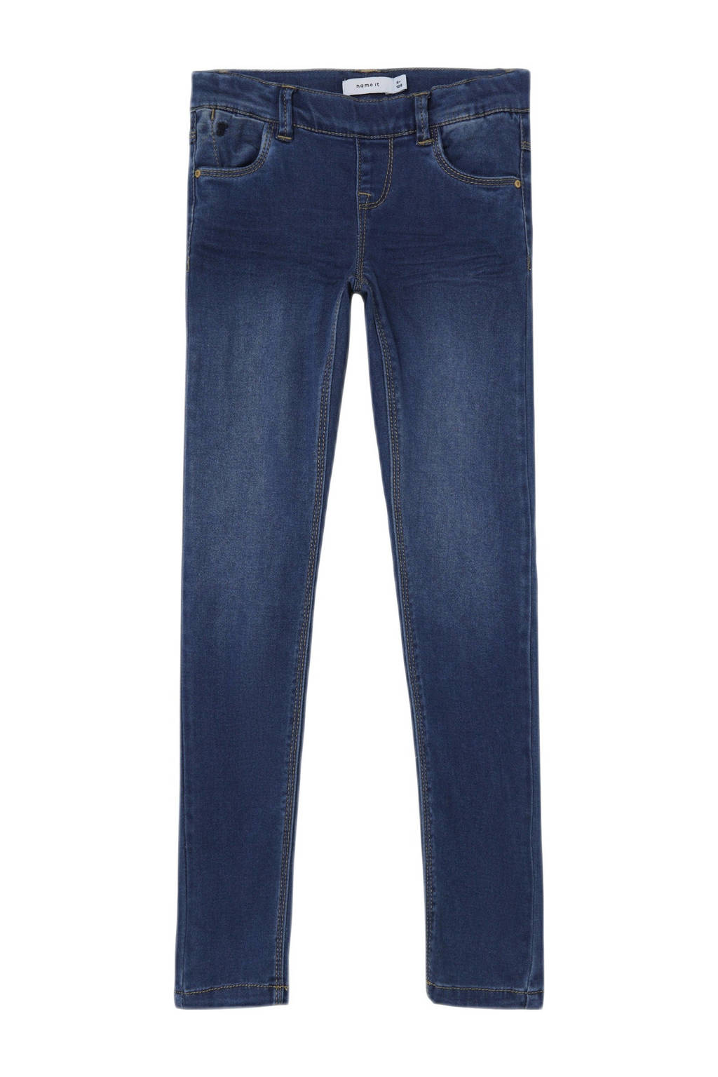 NAME IT skinny jeans NKFPOLLY dark blue denim