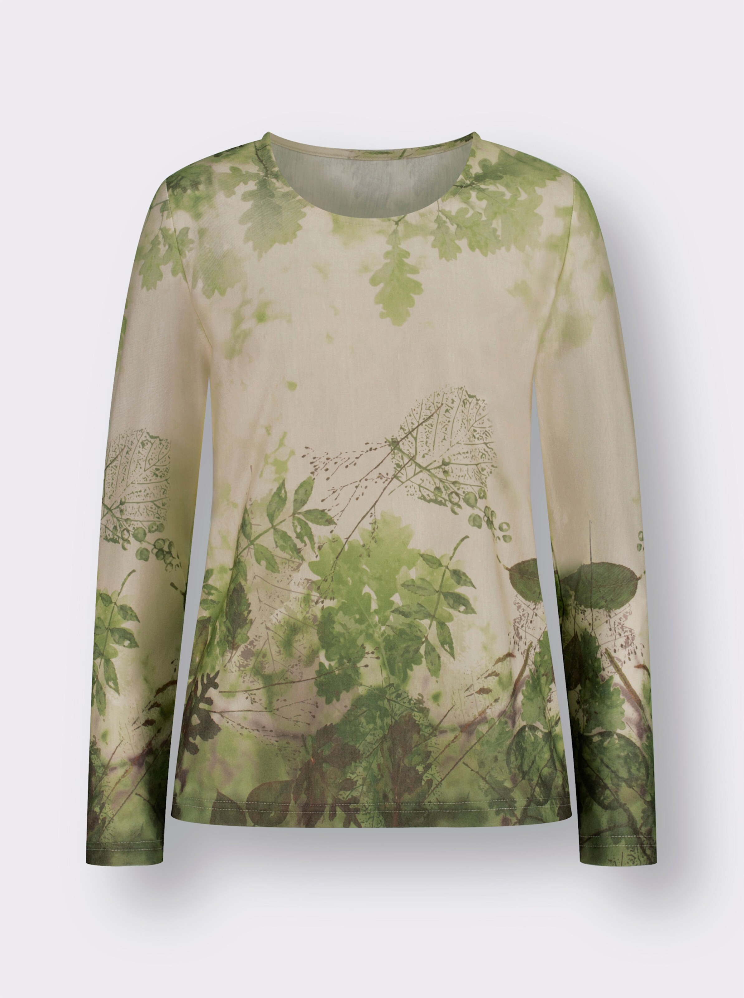 Langarmshirt mit Bordürendruck
