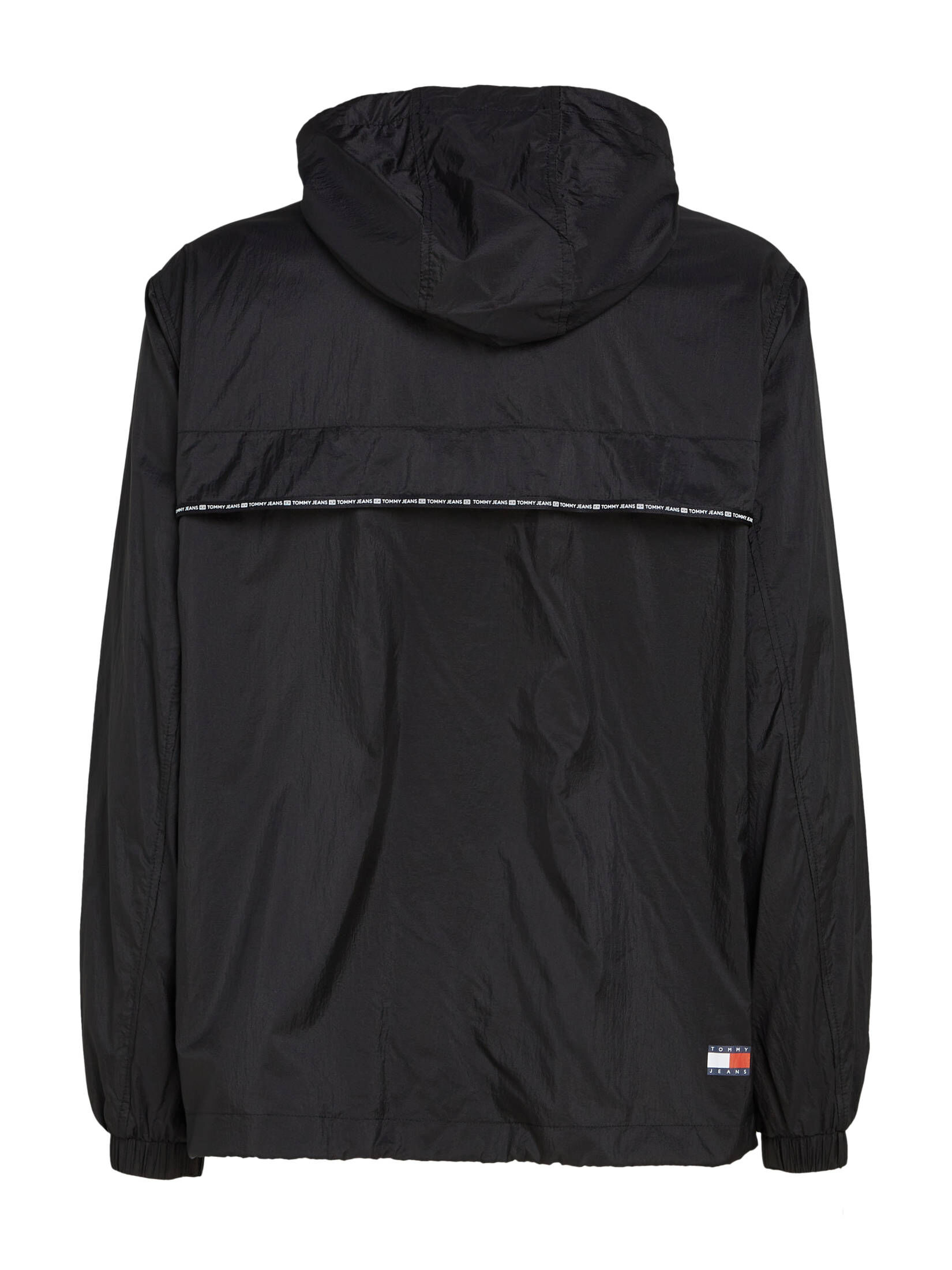 Tommy Jeans| Herren Jacke mit Kapuze TJM CHICAGO TAPE WINDBREAKER EXT