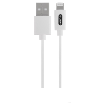 Q-link datakabel Iphone USB-A kabel 1 meter wit