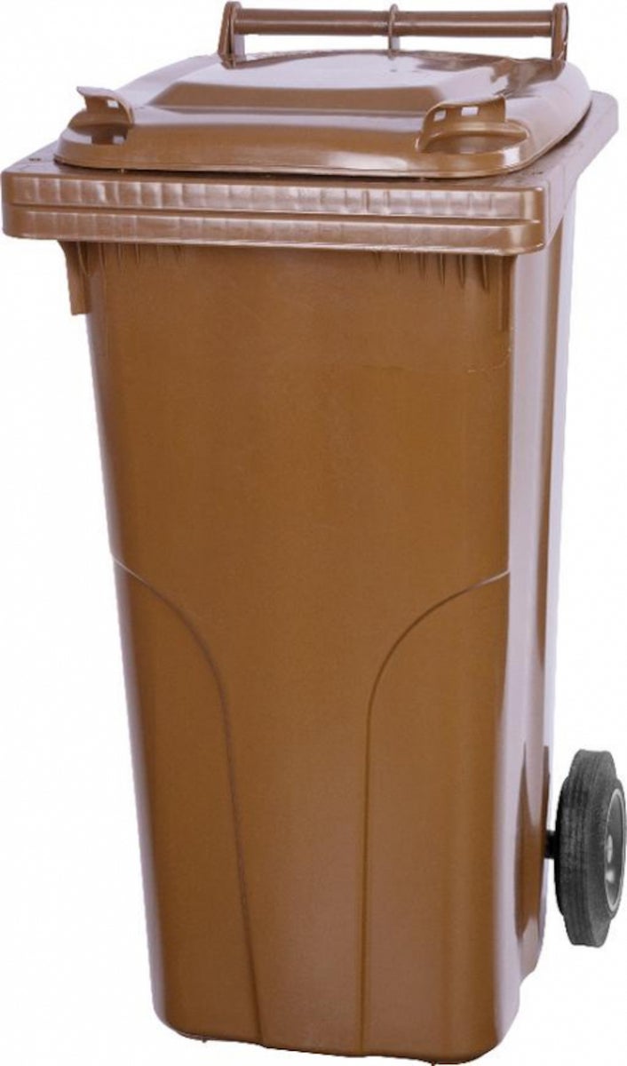 PROREGAL afvalbak Mgb 120 liter HDPE kunststof bruin