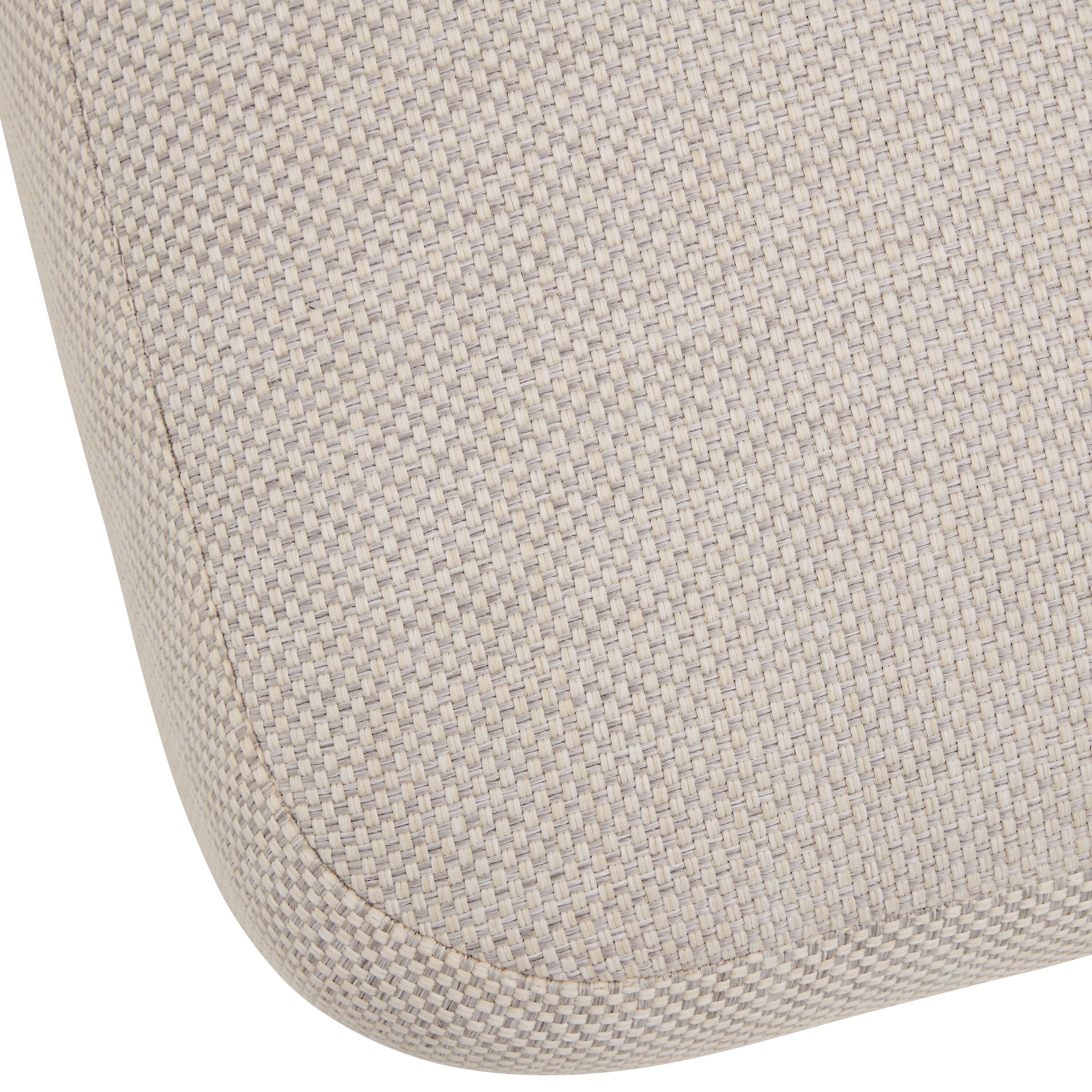 NIHOA Sitzkissen NEW - Hellgrau / B: 75.0 cm x T: 75.0 cm x H: 13.5 cm