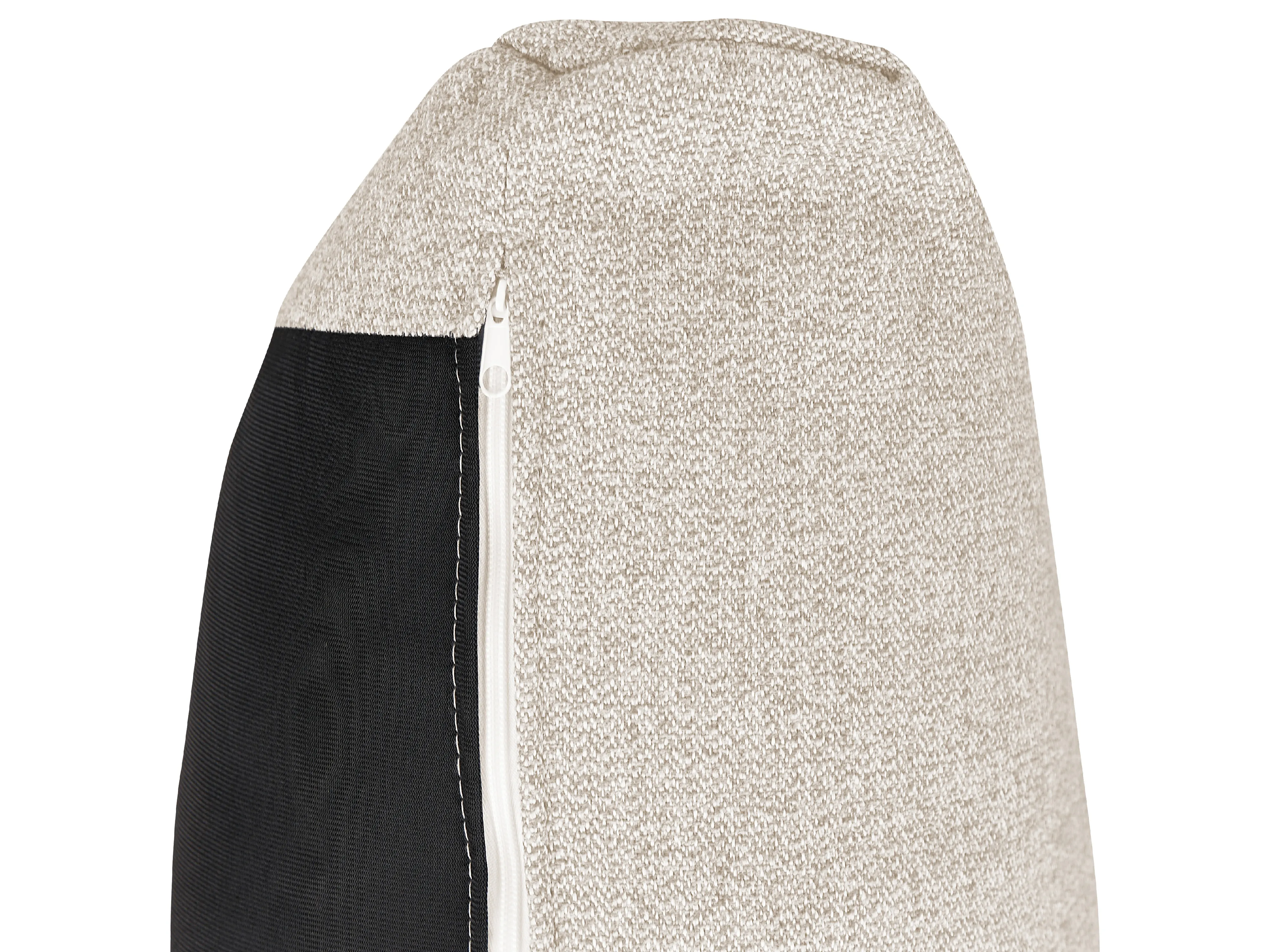 Bank 3-zits NIVALA Stof Lichtbeige