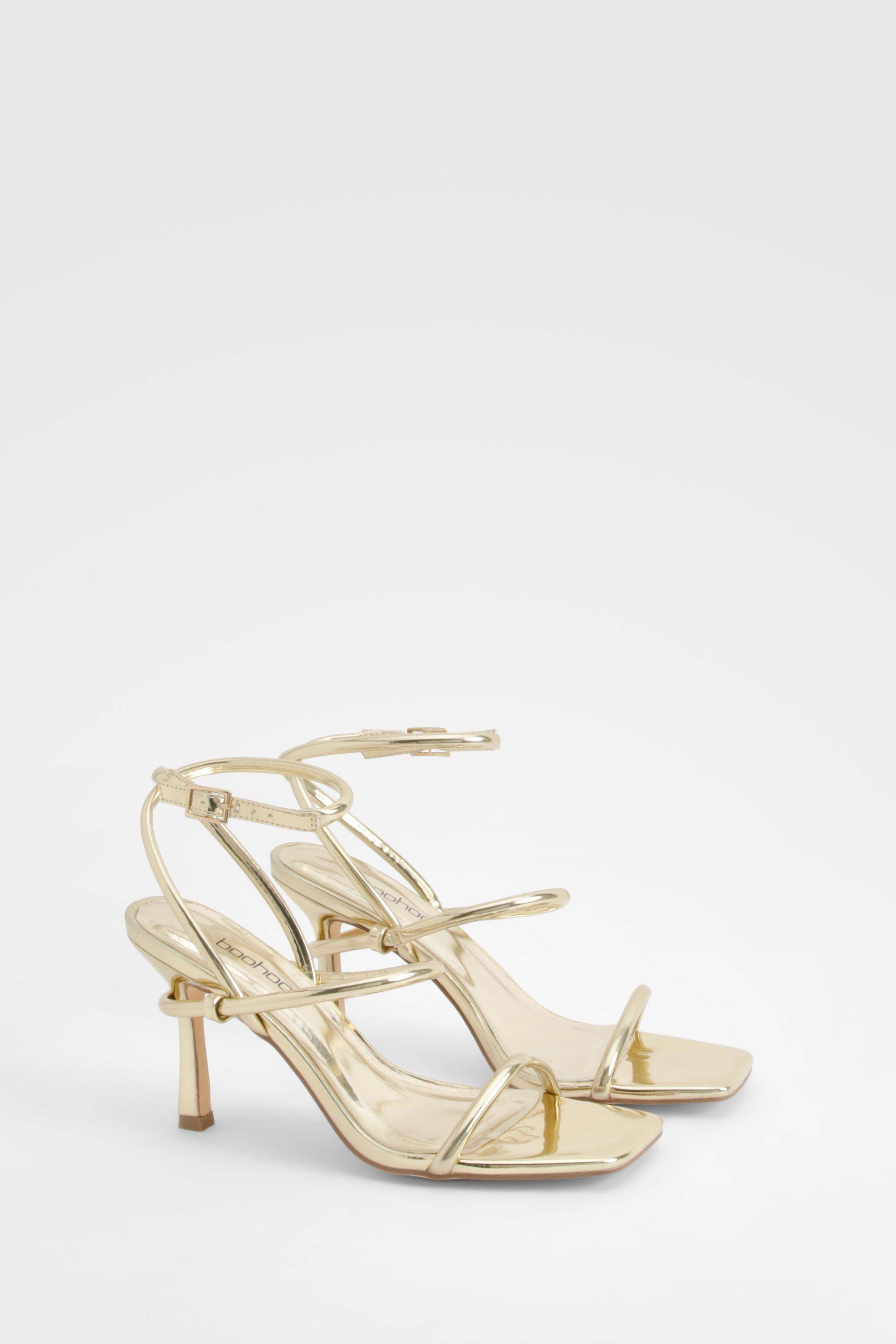 boohoo Escarpins à brides métalliques rembourrés