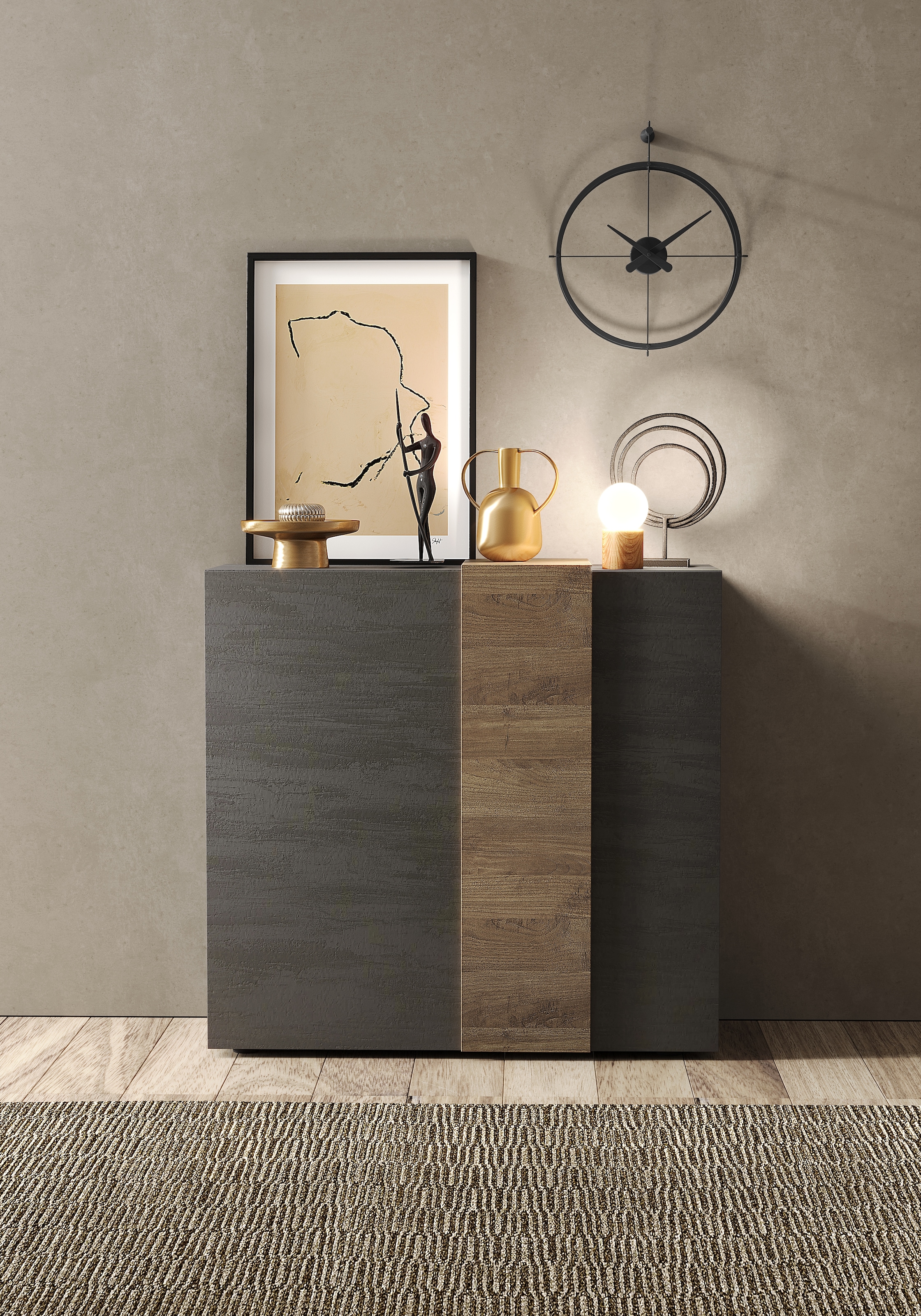 INOSIGN Highboard »Venus, Kommode« Höhe 113 cm, Breite 121 cm