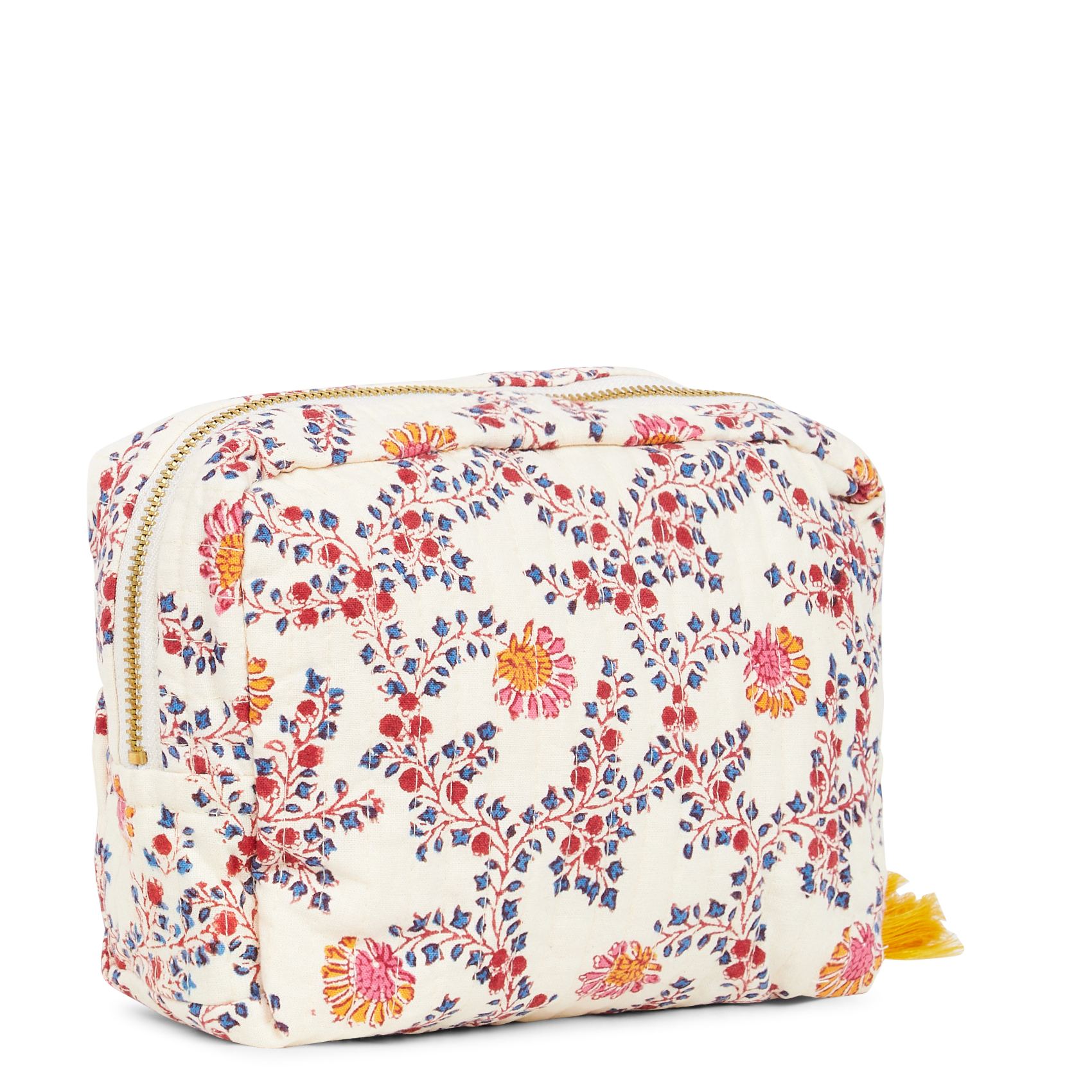Trousse de toilette imprimée en coton| Multicolore