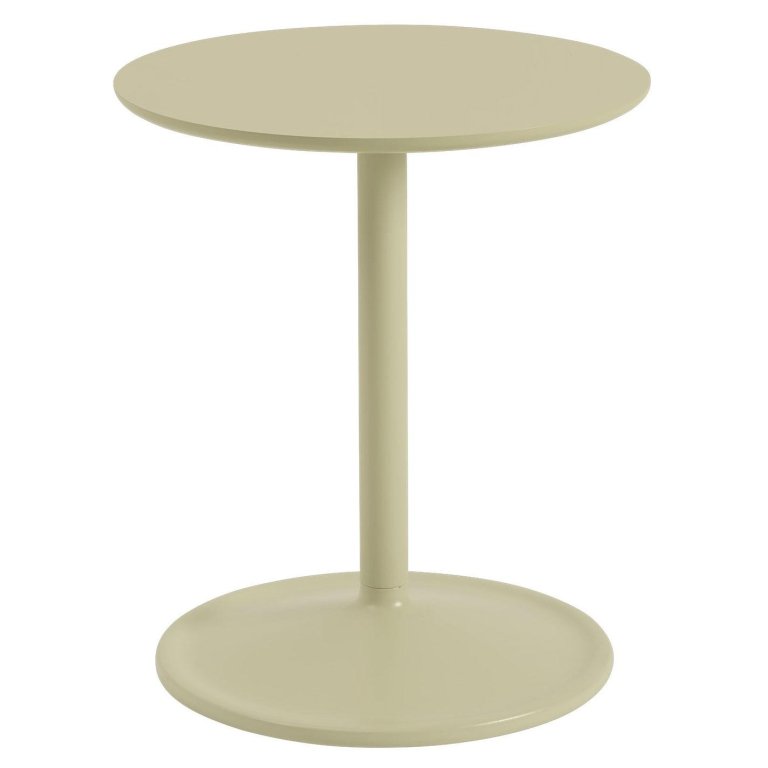 Muuto Soft bijzettafel Ø41x48 Beige Green Laminate