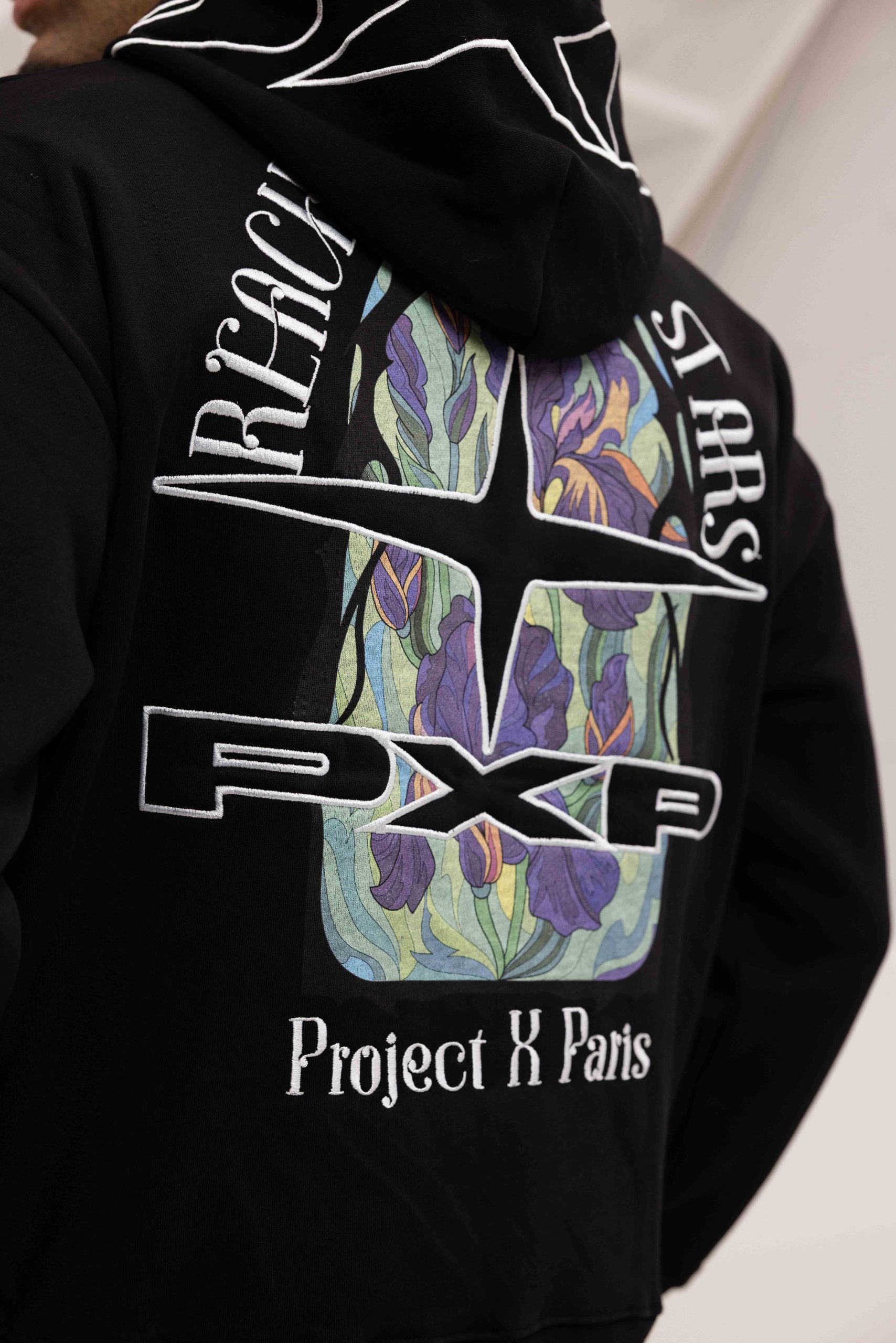 Project X Paris Vitrail Hoodie Heren Zwart
