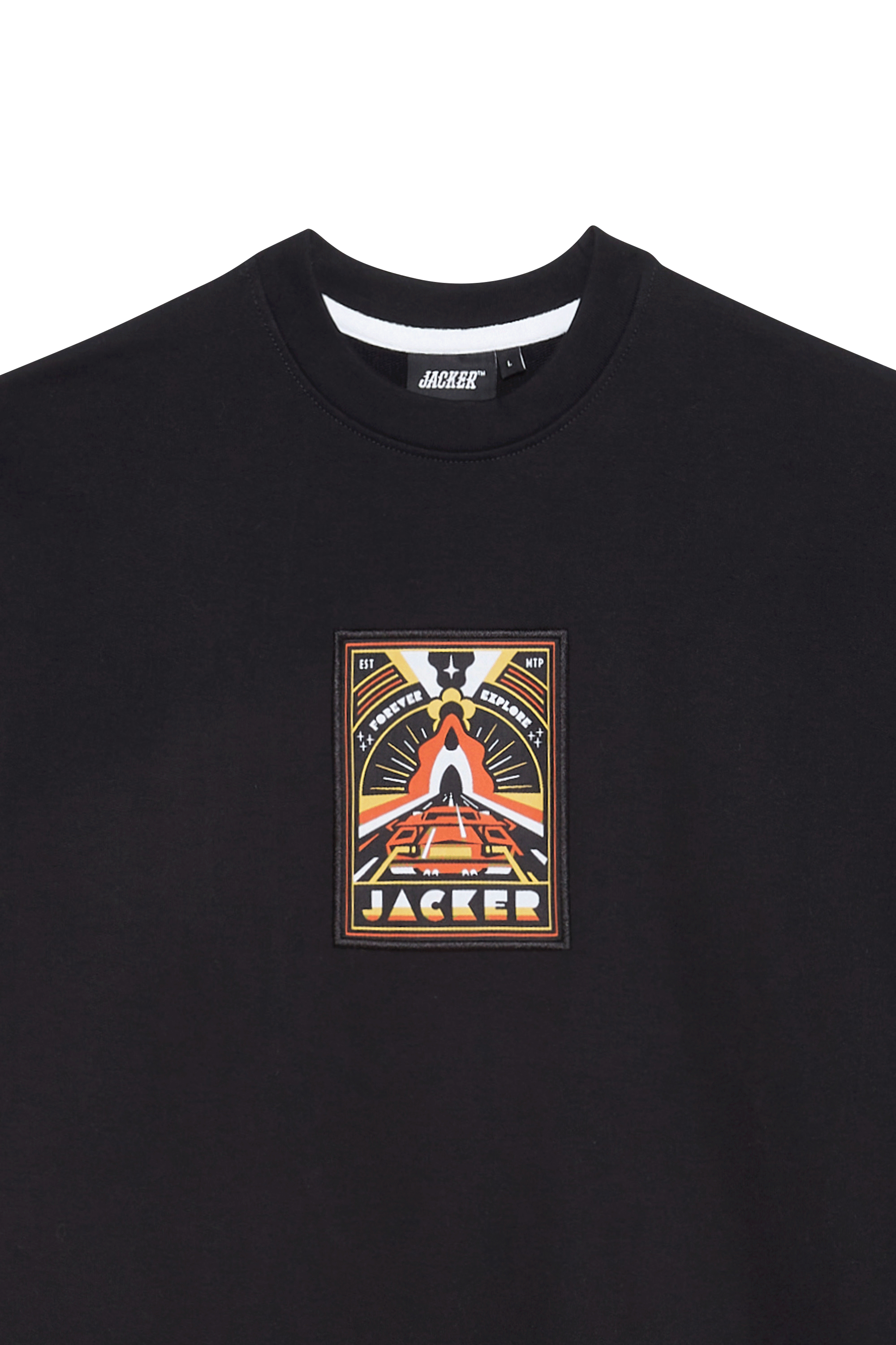 JACKER Sweatshirt EXPLORER Noir