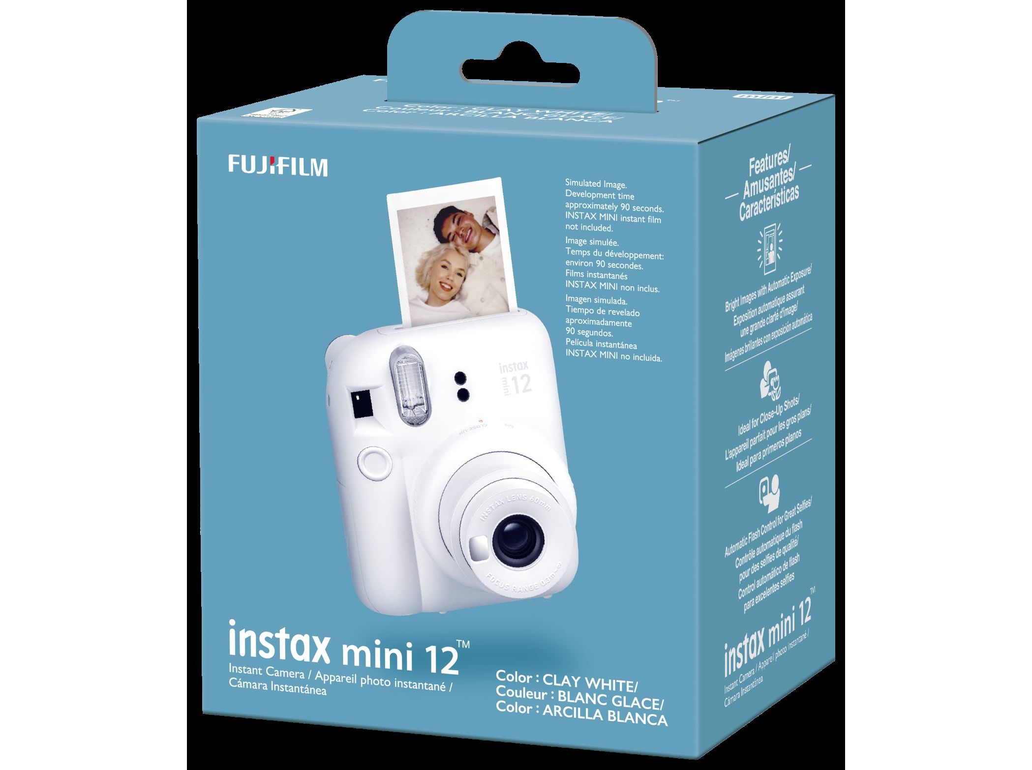 CAMARA ANALÓGICA FUJIFILM INSTAX MINI 12 WHITE