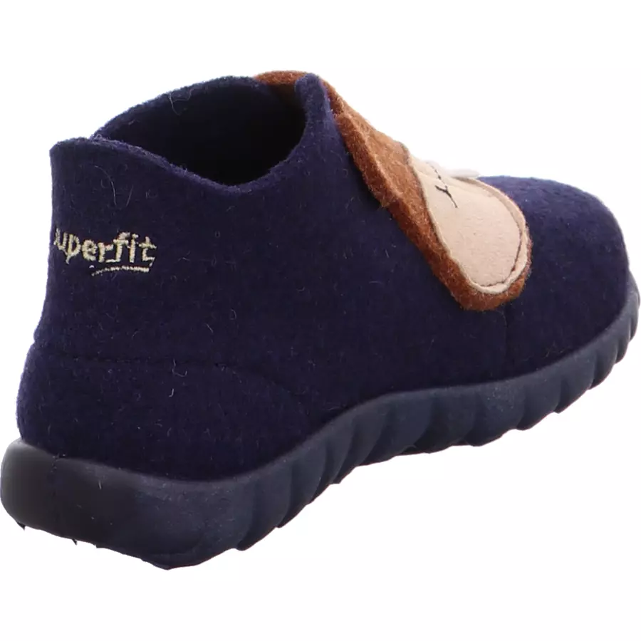 superfit Hausschuh Happy Biber blau