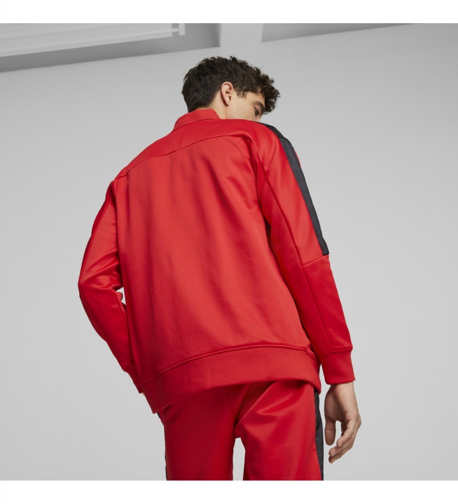 Jaqueta esportiva Puma Scuderia Ferrari Race MT7 vermelha