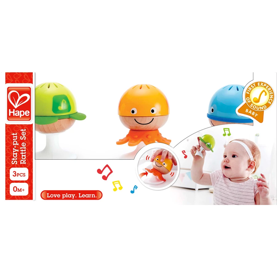 Hape Saugnapf Rasselset