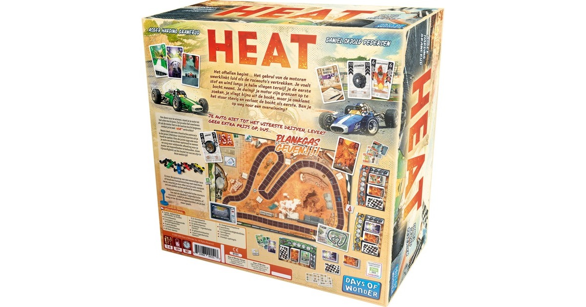 AsmodeeHEAT Bordspel  (Nederlands, 1 - 6 spelers, 30 - 60 minuten, Vanaf 10 jaar)