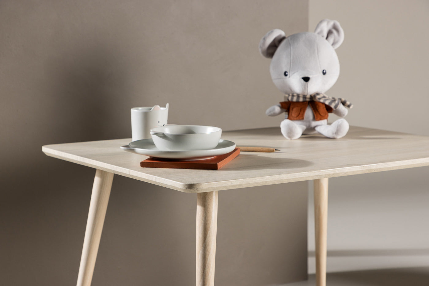 FjÃ´rd - Kindertafel Naturel 80x60cm - MDF - Polar