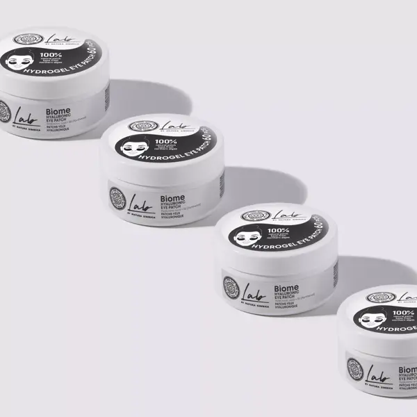 Natura Siberica - Lab Biome - Adesivos de Hidrogel para Olhos com Ácido Hialurônico (60 unidades)