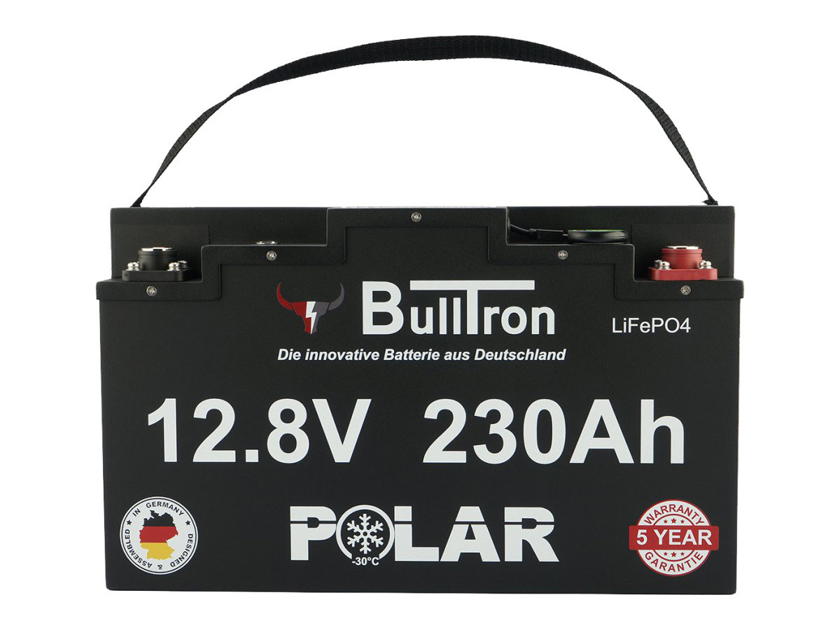 BullTron 230Ah LiFePO4 12.8V Polar Accu met Bluetooth BMS