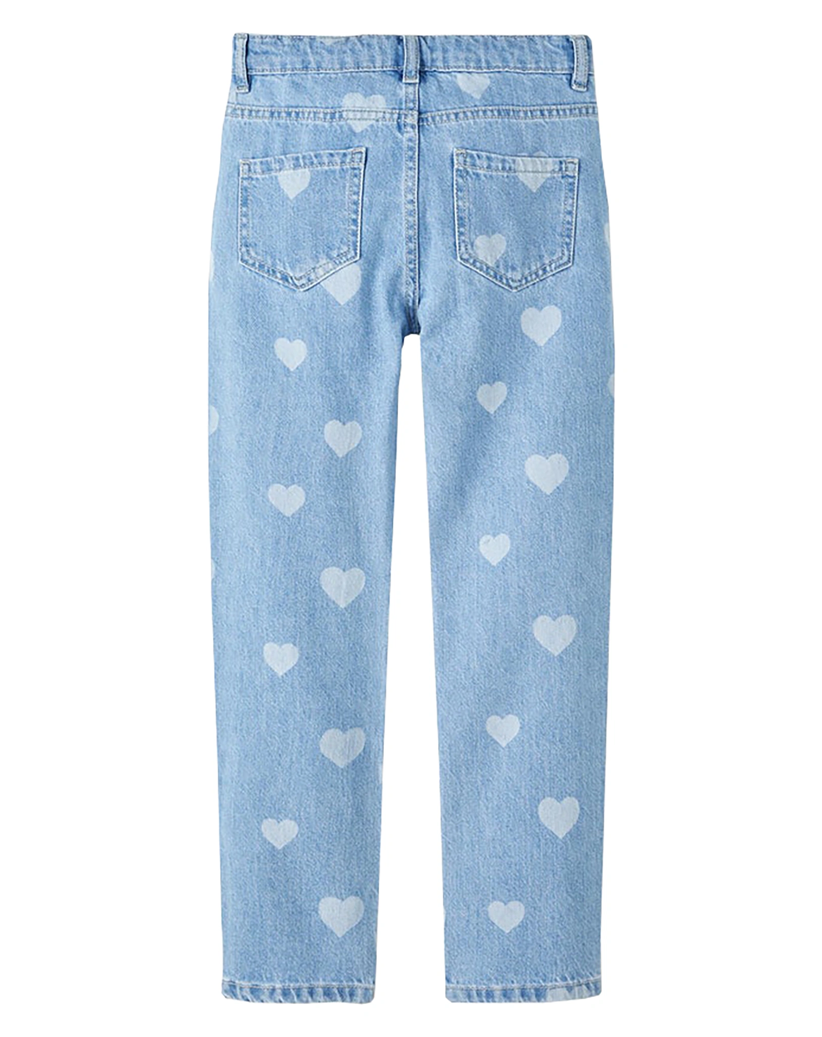 Jeanshose NKFBELLA HEARTS slim fit in light blue