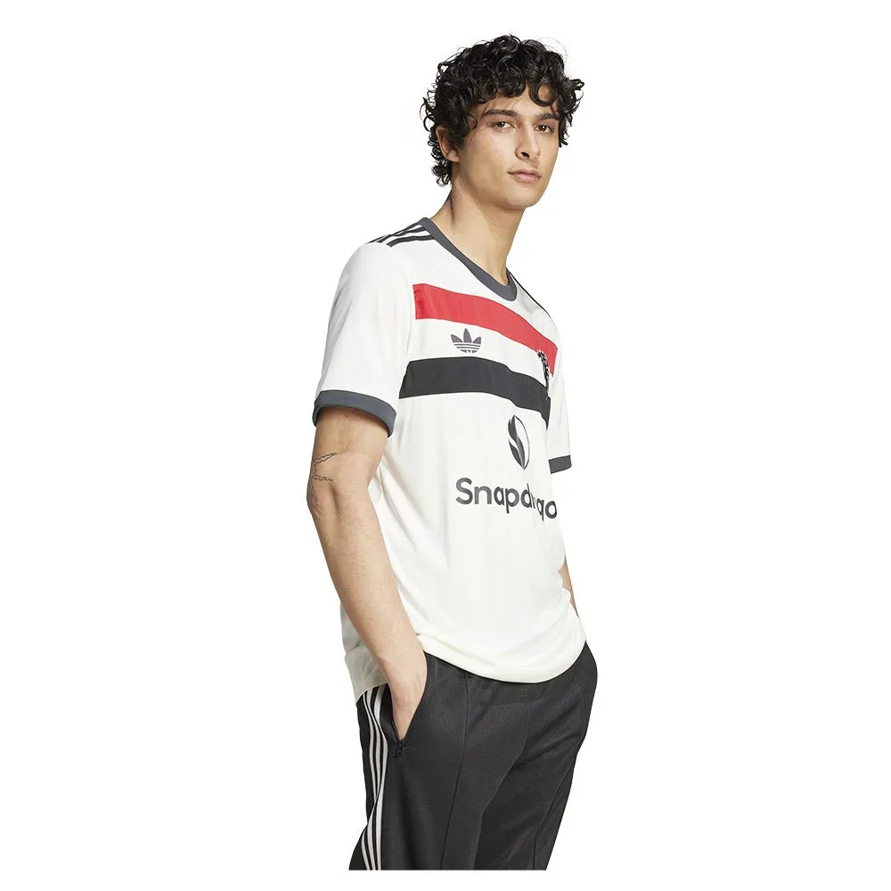 adidas Manchester United 24/25 3 Stripes kurzarm-T-shirt